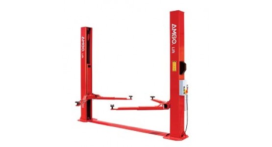 Двухстоечный подъемник с нижней тросовой синхронизацией.